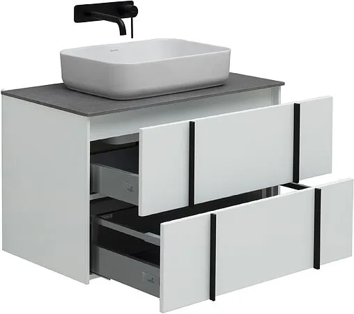 Тумба под умывальник подвесная Allen Brau Reality 80 белый 1.32005.WM