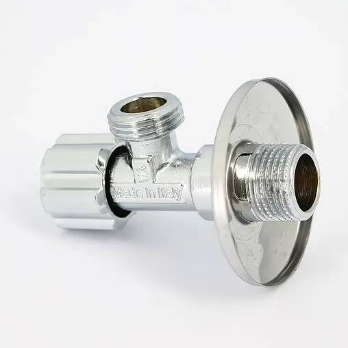 Вентиль регулирующий угловой ½"н x ½"н хром Uni-fitt 185A2000