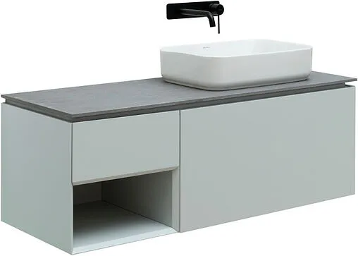 Тумба-умывальник подвесная Allen Brau Infinity 120 R папирус 1.21008.PWM+