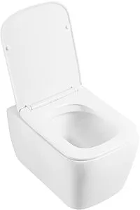 Унитаз подвесной безободковый BelBagno Veneto белый BB132CHR Унитаз подвесной безободковый BelBagno Veneto белый BB132CHR, 3