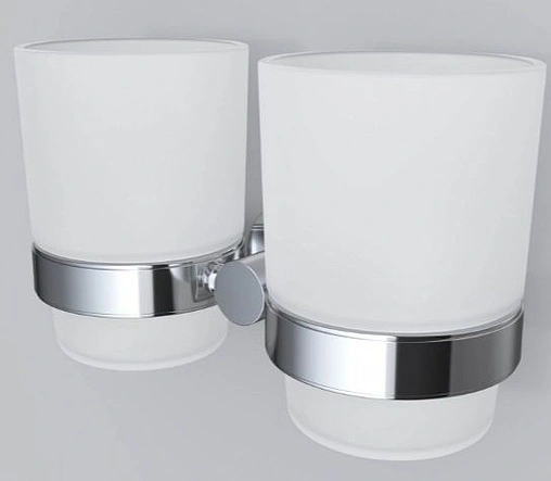 Стакан двойной Am.Pm Sense L хром A74343400