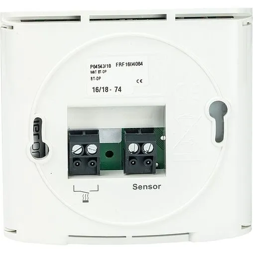 Проводной комнатный терморегулятор НО/НЗ 230В WATTS BT-DP белый 10025807
