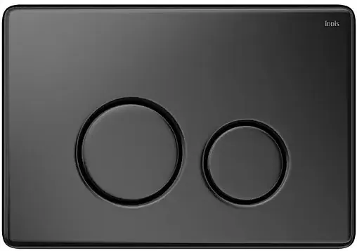 Клавиша смыва для унитаза IDDIS Unisteel 001 UNS01MBi77 черный матовый