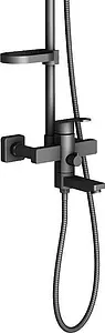 Душевая система со смесителем для ванны Timo Beverly чёрный матовый SX-1060/03, 4