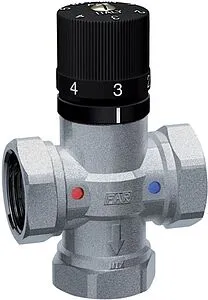 Трехходовой термостатический смесительный клапан ¾&quot; +25...+65°С Kvs 2.6 Far Termo FA 3950 34, 1
