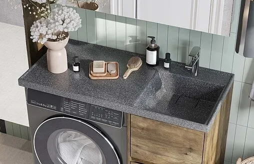 Раковина Aquaton Лондри 105 R графит 1A72223KLH21R