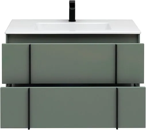 Тумба-умывальник подвесная Allen Brau Reality 90 олива 1.32006.CGM+