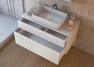 Тумба-умывальник подвесная Raval Pure 100 белый Pur.01.100/P/W+У18293 Тумба-умывальник подвесная Raval Pure 100 белый Pur.01.100/P/W+У18293, 4