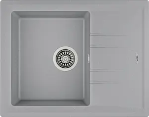 Мойка кухонная Teka Stone 45 S-TG 1B 1D серый металлик 115330042 Мойка кухонная Teka Stone 45 S-TG 1B 1D серый металлик 115330042, 1