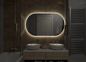 Зеркало с подсветкой Continent Fleur Led 120x70 с бесконтактным сенсором белый ЗЛП2331, 4