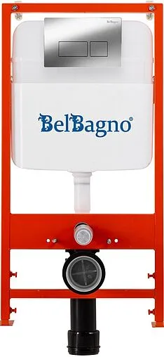 Инсталляция для подвесного унитаза Set 3 в 1 BelBagno BB026/BB041CR с кнопкой хром глянцевый Инсталляция для подвесного унитаза Set 3 в 1 BelBagno BB026/BB041CR с кнопкой хром глянцевый