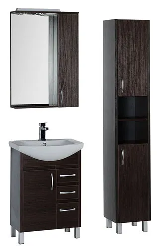 Шкаф-зеркало Aquanet Донна 60 R венге 00168938