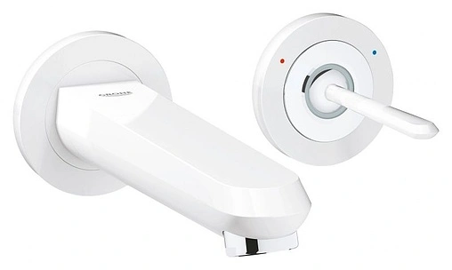 Смеситель для раковины из стены Grohe Eurodisc Joy белый 19968LS0