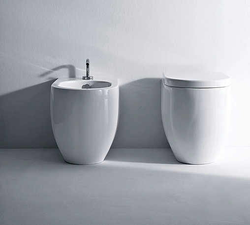 Унитаз приставной Kerasan Flo белый 311401 Унитаз приставной Kerasan Flo белый 311401