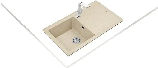 Мойка кухонная Teka Stone 50 B-TG 1B 1D песочный 115330016