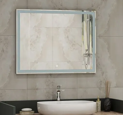 Зеркало с подсветкой Continent Mercury Led 80x90 с подогревом ЗЛП231