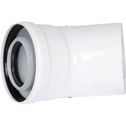 Колено для дымохода Ø 60/100мм ∠ 45° (PP) для конденсационных котлов Rommer RCA-8610-000045