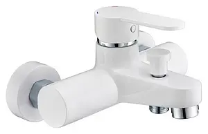 Смеситель для ванны Cezares Laconico белый матовый/хром LACONICO-C-VD-BLC Смеситель для ванны Cezares Laconico белый матовый/хром LACONICO-C-VD-BLC, 1