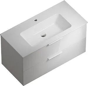 Тумба-умывальник подвесная Kerama Marazzi Piano Forte 95 белый PI.F.95\WHT+PI.wb.95 Тумба-умывальник подвесная Kerama Marazzi Piano Forte 95 белый PI.F.95\WHT+PI.wb.95, 1