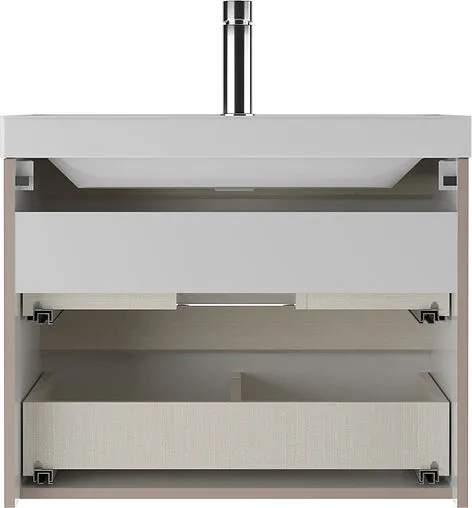 Тумба под умывальник подвесная Домино Classica 70 латте DD2508T