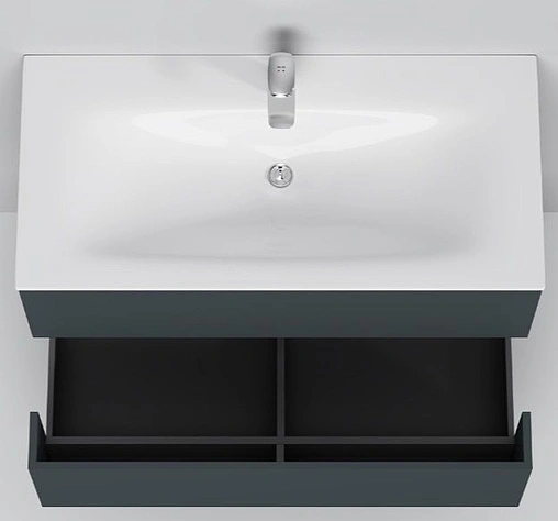 Тумба под умывальник подвесная Am.Pm Spirit 2.0 100 графит M70AFHX1002GM