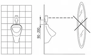 Автоматический кран для писсуара Oras Electra хром глянцевый 6567, 4
