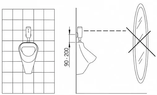 Автоматический кран для писсуара Oras Electra хром глянцевый 6567