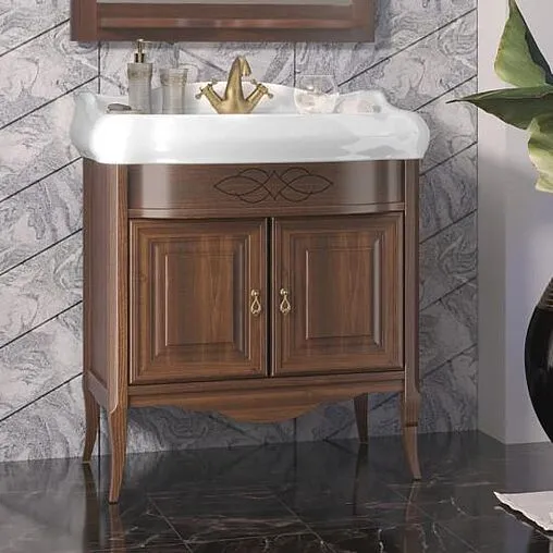 Тумба под умывальник напольный Opadiris Лоренцо 80 светлый орех Z0000006755