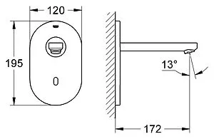 Кран для раковины Grohe Euroeco Cosmopolitan хром 36273000, 2