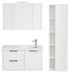 Шкаф-зеркало Roca Etna 100 белый глянец 857305806, 4