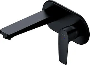 Смеситель для раковины из стены Am.Pm Gem чёрный матовый F90A72222 Смеситель для раковины из стены Am.Pm Gem чёрный матовый F90A72222, 1