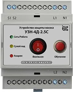 Устройство защиты насоса Extra Акваконтроль УЗН-4Д-2.5С 6031002430, 1