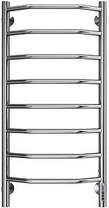 Полотенцесушитель электрический лесенка Terminus Виктория П8 400х850 электро quick touch полированная сталь 4670078531209, 3