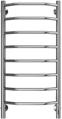 Полотенцесушитель электрический лесенка Terminus Виктория П8 400х850 электро quick touch полированная сталь 4670078531209