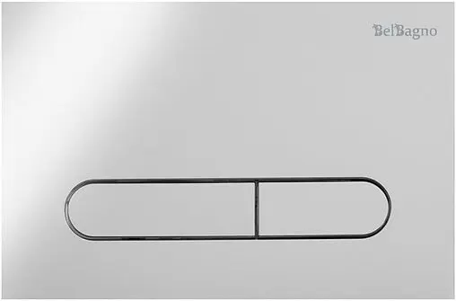 Комплект 5 в 1 BelBagno Senso-R BB017CHR/BB865SC/BB002-80/BB005-PR-CHROME с кнопкой хром глянцевый