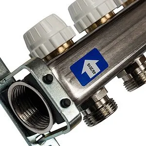 Группа коллекторная без расходомеров 6 отводов 1&quot;в/в x ¾&quot;ек Stout SMS 0922 000006, 5