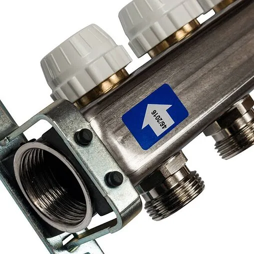 Группа коллекторная без расходомеров 6 отводов 1&quot;в/в x ¾&quot;ек Stout SMS 0922 000006