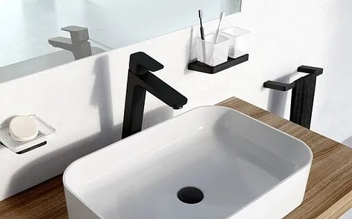 Стакан двойной Ravak 10° чёрный матовый X07P558