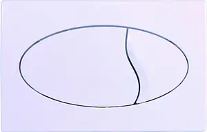 Клавиша смыва для унитаза Styron STY-801-1 белый глянцевый Клавиша смыва для унитаза Styron STY-801-1 белый глянцевый, 1