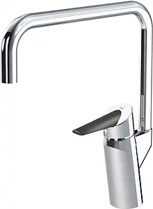 Смеситель для кухни Oras Optima хром/чёрный 2733F, 1