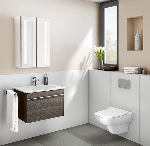 Клавиша смыва для унитаза Villeroy&amp;Boch ViConnect 922400RA серый