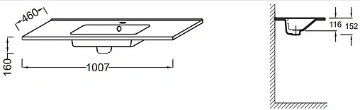 Раковина Jacob Delafon Ola 80 белый EXUA112-00