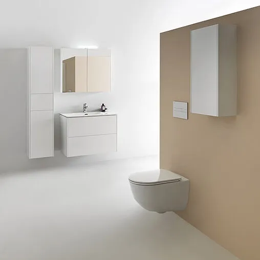 Шкаф-зеркало Laufen Base 80 белый 4.0280.2.110.261.1