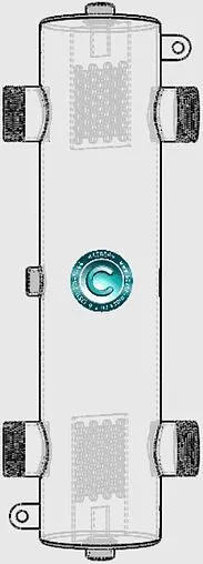 Гидрострелка до 100 кВт 1½&quot;н x 1½&quot;н Север-R-100(Aisi) 1955003