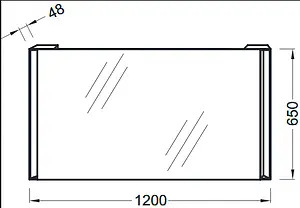 Зеркало с подсветкой Jacob Delafon Reve 120 EB577-NF, 3