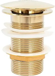 Выпуск автоматический для раковины без перелива BelBagno золото BB-SC-ORO Выпуск автоматический для раковины без перелива BelBagno золото BB-SC-ORO, 3