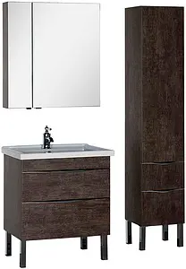 Шкаф-зеркало Aquanet Эвора 80 R дуб антик 00182741 Шкаф-зеркало Aquanet Эвора 80 R дуб антик 00182741, 4