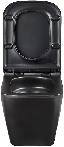 Унитаз подвесной безободковый Lemark Florex Торнадо 3.0 черный матовый 9612002