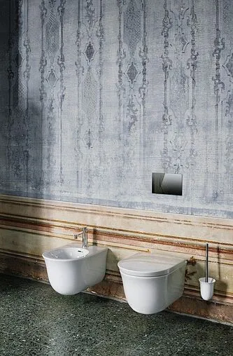 Унитаз подвесной безободковый Laufen New Classic Rimless белый 8.2085.1.000.000.1