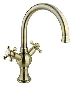 Смеситель для раковины Timo Nelson бронза 1941F Antique Смеситель для раковины Timo Nelson бронза 1941F Antique, 1